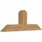 Ekena Millwork Portland Smooth Timber Gable Bracket, Western Red Cedar, 48"W x 18"H x 5 1/2"D x 5 1/2"F, 9/12 Pitch GBW048X18X0606POR00SWR - alternate 4